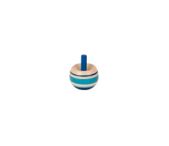 Tout Pour le Jeu Toupie pirouette qui se retourne 3 x 4 cm en bois coloré