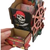 Tout Pour le Jeu Tour lanceur de dés Pirate 14 cm en bois