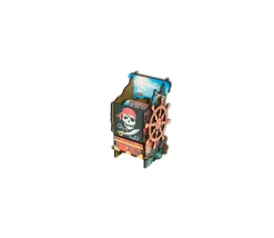 Tout Pour le Jeu Tour lanceur de dés Pirate 14 cm en bois