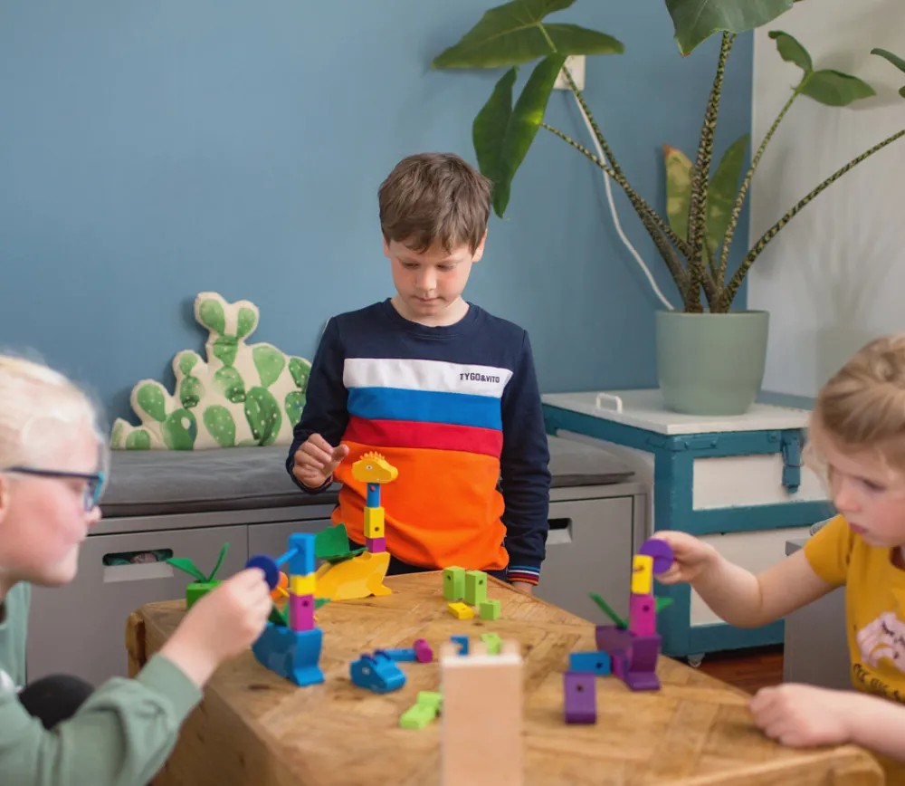 Enfant Tout Pour le Jeu Tours des dragons - Jeu en bois adresse