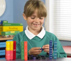 Tout Pour le Jeu Tours des équivalences fractions - 51 cubes encastrables