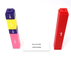 Tout Pour le Jeu Tours des équivalences fractions - 51 cubes encastrables