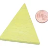 Tout Pour le Jeu Triangle isocèle en bois jaune 48 x 48 x 53 mm et 8 mm épaisseur