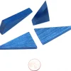 Tout Pour le Jeu Triangle rectangle en bois bleu 46 x 24 mm de côté 8 mm épaisseur