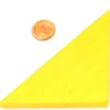Tout Pour le Jeu Triangle rectangle isocèle jaune 96 x 66 x 8 mm en bois