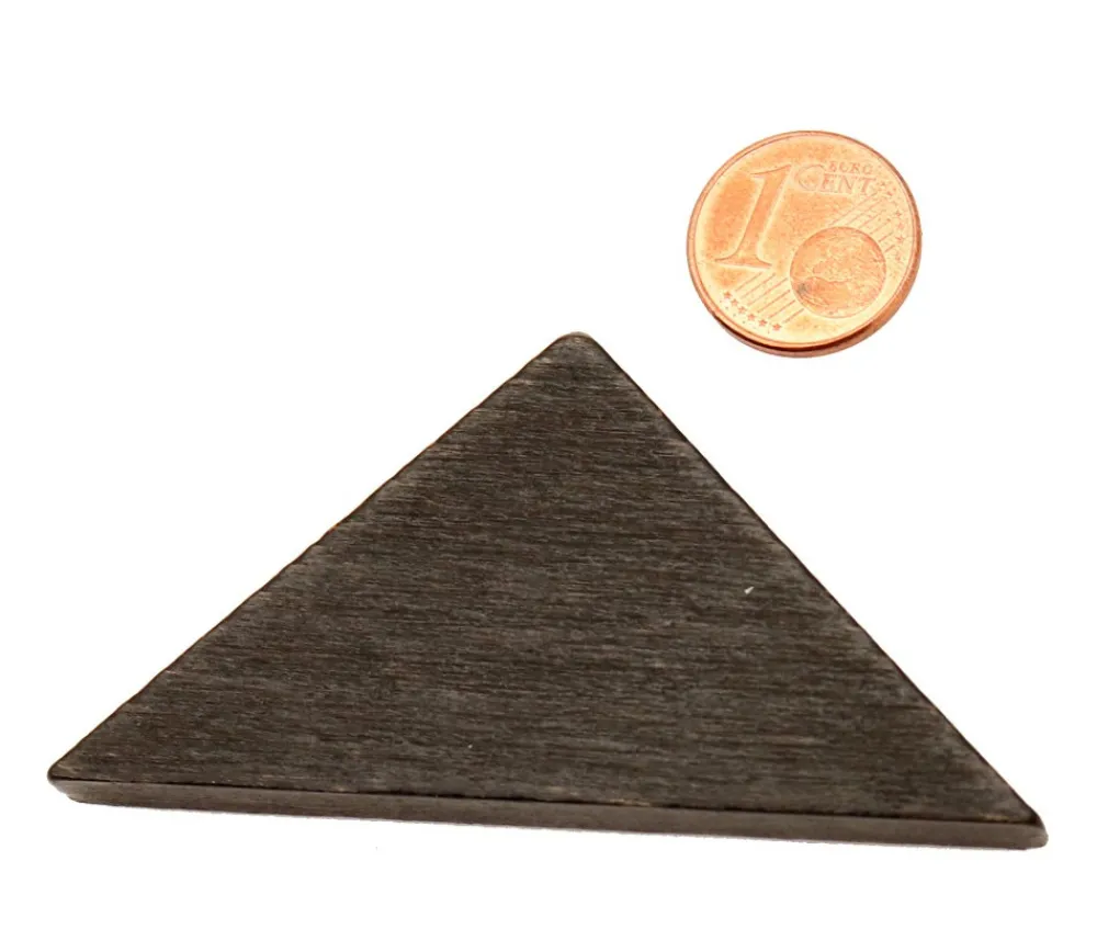 Tout Pour le Jeu Triangle rectangle isocèle noir 67 x 47 x 8 mm en bois