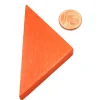 Tout Pour le Jeu Triangle rectangle isocèle orange 67 x 47 x 8 mm en bois