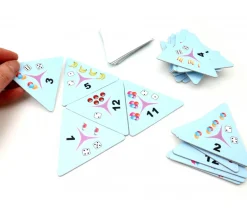 Tout Pour le Jeu Tri-dominos de 1 à 12 - chiffres, points et objets