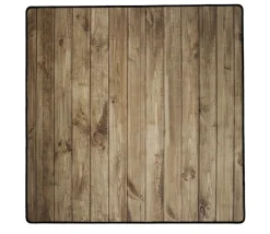Tout Pour le Jeu Très Grand Tapis cartes 93 x 93 cm décor bois