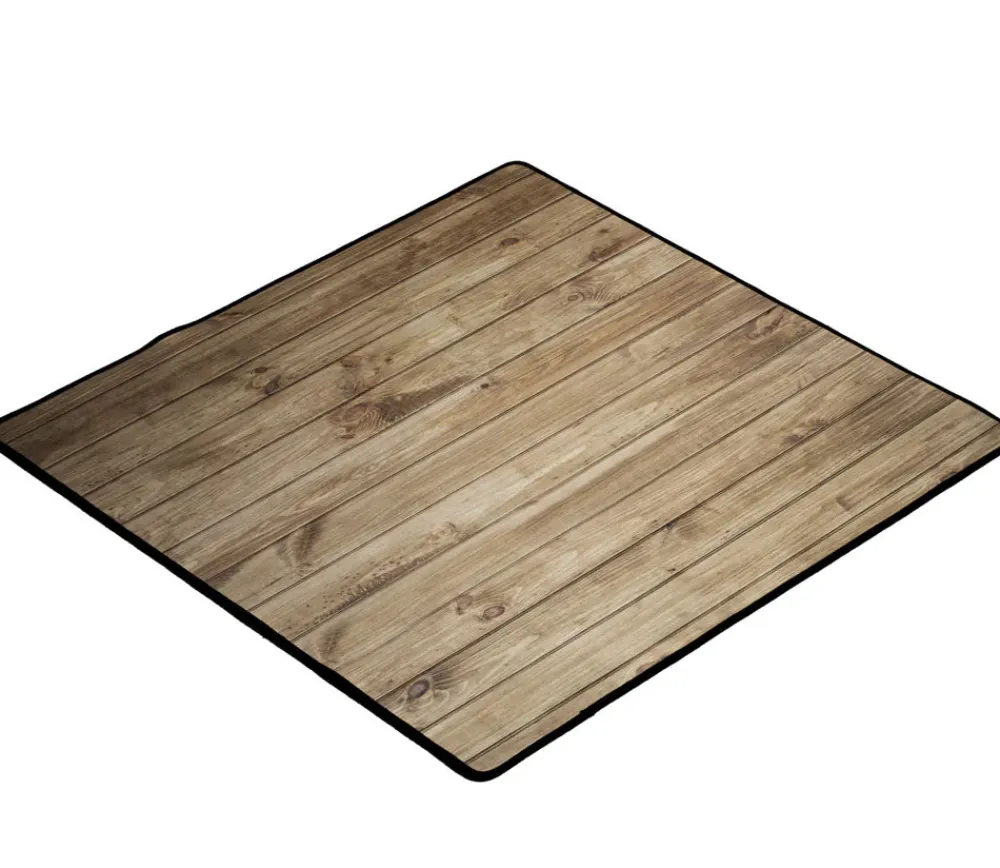 Tout Pour le Jeu Très Grand Tapis cartes 93 x 93 cm décor bois