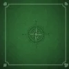 Tout Pour le Jeu Très Grand Tapis cartes 93 x 93 cm Boussole