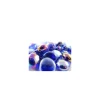 Tout Pour le Jeu Tube 40 galets bleus nacrés pierre de vie 12 x 7 mm