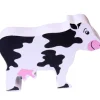 Tout Pour le Jeu Vache en bois noire et blanche 90 x 70 x 15 mm