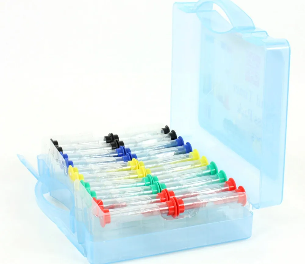 Tout Pour le Jeu Valisette 20 sabliers pour jeux : 30 sec,1,3,5 et 10 minutes - 9 cm MM
