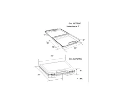 Tout Pour le Jeu Valisette 24 x 20.5 x 4.8 cm en plastique vide