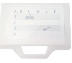 Tout Pour le Jeu Valisette 24 x 18 x 4.6 cm plastique transparent avec poignée vide