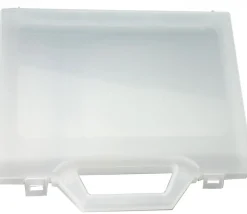 Tout Pour le Jeu Valisette 24 x 18 x 4.6 cm plastique transparent avec poignée vide