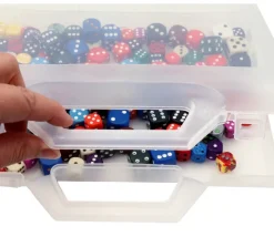 Tout Pour le Jeu Valisette 24 x 18 x 4.6 cm plastique transparent avec poignée vide